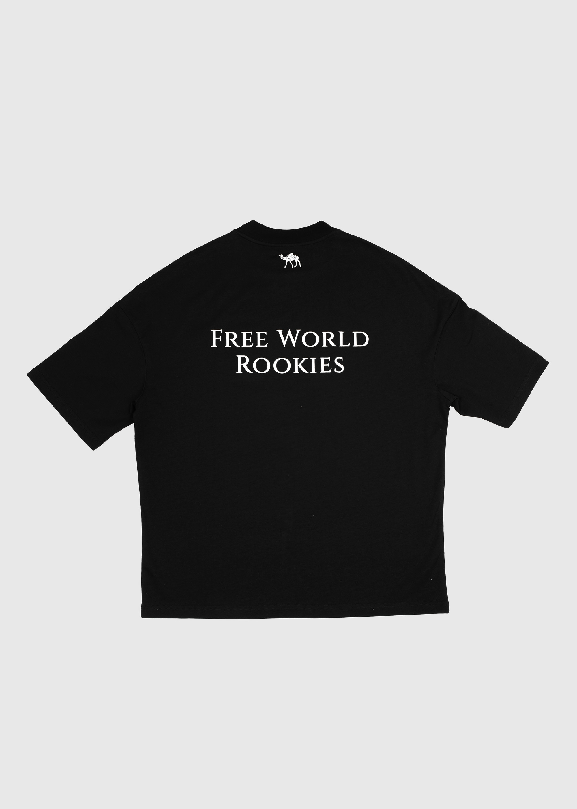 Free World Rookies | Oversized Heavy Weight T-shirt Black (S)